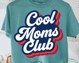 Club de Mamás Geniales SVG PNG, Diseño Retro Mamá Vida Mamá, Gráfico de Lunares Femeninos para el Día de la Madre