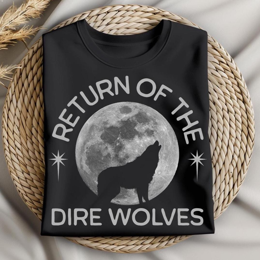 Dire Wolf PNG SVG, Return of the Dire Wolves Design, Direwolf Cloning ...