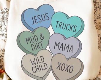 Corazones de San Valentín para niños PNG / Diseño de corazones de San Valentín de camuflaje / Descarga digital de San Valentín para niños