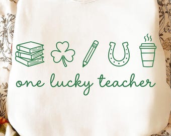 Lärare St Patrick's Day Coquette PNG SVG | Turlärare Fyrklöver Design | St Patry Uppskattningspresent Sublimering