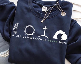 A Lot Can Happen in 7 Days SVG PNG, Easter Christian SVG, A Lot Can Happen in 3 Days Svg, Jesus Resurrection Png, Easter Shirt Cricut File