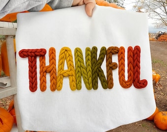 Fleurs d'automne reconnaissants PNG | Design au crochet | Citrouille rose pour Thanksgiving PNG | Lime à sublimation pour faux fil Give Thanks