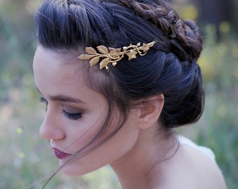 Preorder *** Cleo Goddess Crown Grecian Headband, Bridal Boho Hair Accessoreis, Wedding Crown, Unique Hair Jewelry, Roman Wreath Headband