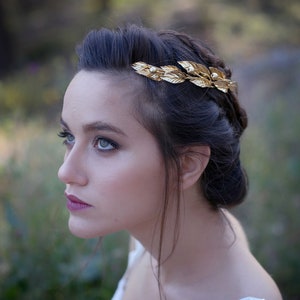 Preorder * Original Greek Goddess Crown, Laurel Wreath, Greek Goddess Headband, Bridal Hair Accessory, Grecian Head Piece, Roman, Fairy