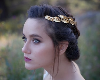 Preorder * Original Greek Goddess Crown, Laurel Wreath, Greek Goddess Headband, Bridal Hair Accessory, Grecian Head Piece, Roman, Fairy