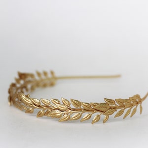 Laurel Olive Leaves Crown Gold Greek Rome Leaf Headband - Etsy