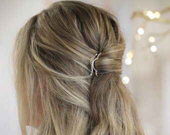 bijou V velvet hair pin - theVirgins