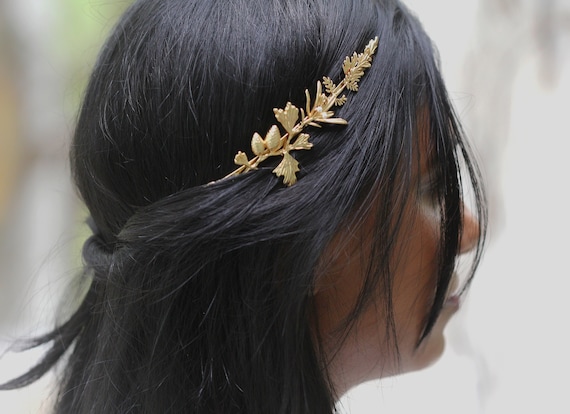 Grecian Leaf Headband Gold Grecian Leaf Headband Gold