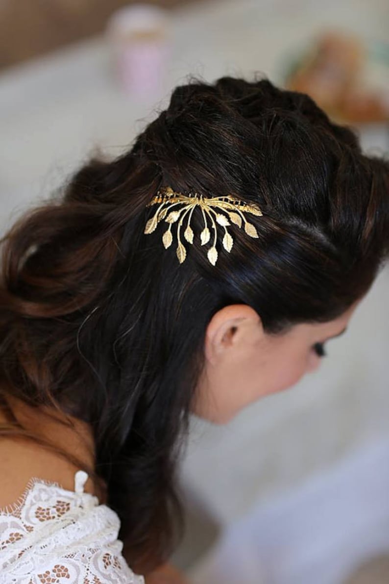 Ivy Comb Bridal Hair Accessories Bohemian Comb Wedding Etsy