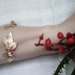 Aubra Hickerson reviewed Astrid Bracelet, Gold Leaves Bracelet, Gold Leaf Cuff, Bridal Jewerly, Bridal Accessories, Dainty Bracelet, Bohemian Cuff, Floral Bracelet
