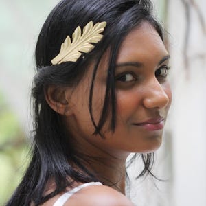 Palm Tree Leaves Greek Goddess Headband, Grecian Crown, Bridal Hair Accessoreis, Wedding Headband, Bohemian Wreath, Leaf Goddess