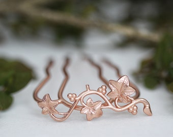 Ivy Leaves Hair Prong Leaf Jewelry Bridal Hair Accessories