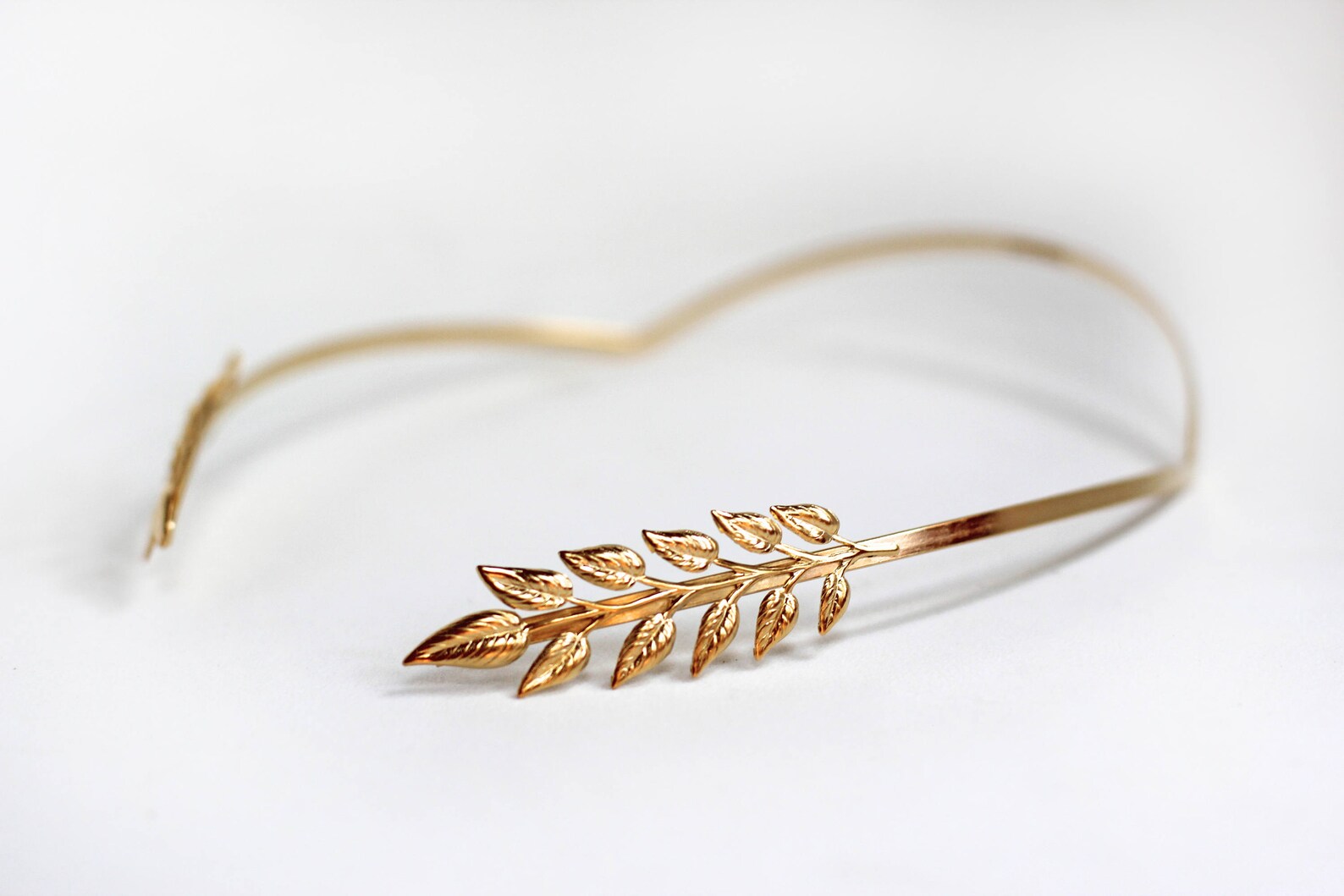 Olive Leaf Greek Goddess Headband Leaves Headband Bridal Etsy