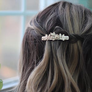 Discounted Version Rose Barrette, Grecian Bridal Goddess Bridal Hair Accessories, Floral Hairpiece, Flower Barrette Flowers Accessories