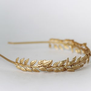 Laurel Olive Leaves Crown Gold Greek Rome Leaf Headband - Etsy