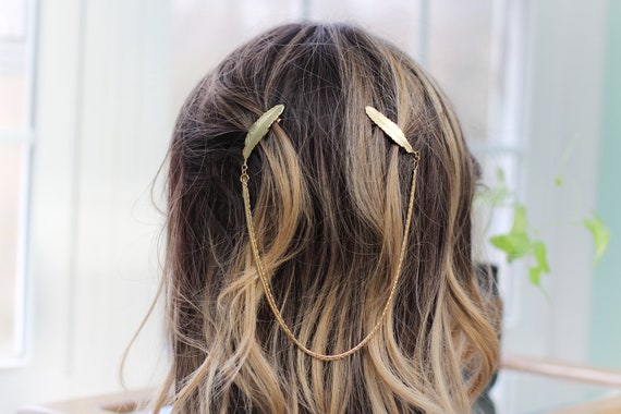 Feather Hair Chains Bridal Hair Accessories Wedding Hair - Etsy Ireland Feather Hair Chains Bridal Hair Accessories Wedding Hair - Etsy Ireland