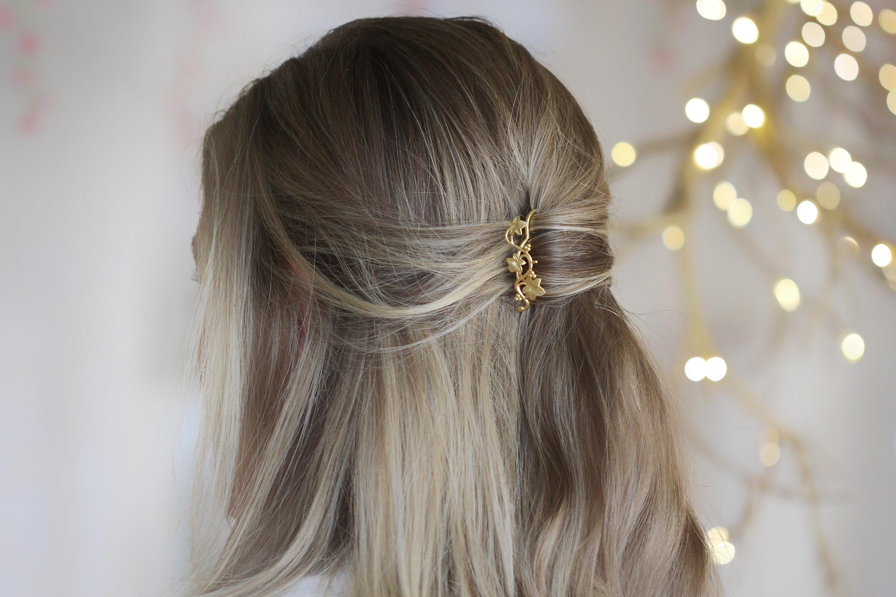 Ivy Leaves Hair Prong Leaf Jewelry Bridal Hair Accessories 