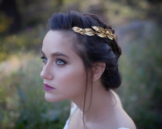 Preorder Original Greek Goddess Crown Laurel Wreath Greek Goddess Headband Bridal Hair Accessory Grecian Head Piece Roman Fairy Etsy Canada