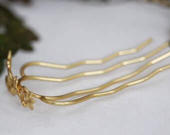 Ivy Leaves Hair Prong Leaf Jewelry Bridal Hair Accessories