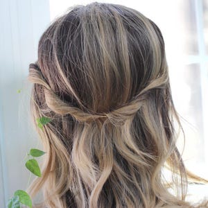 Twig Goddess Crown, Bridal Leaf Headpiece, Roman Wedding Tiara image 9