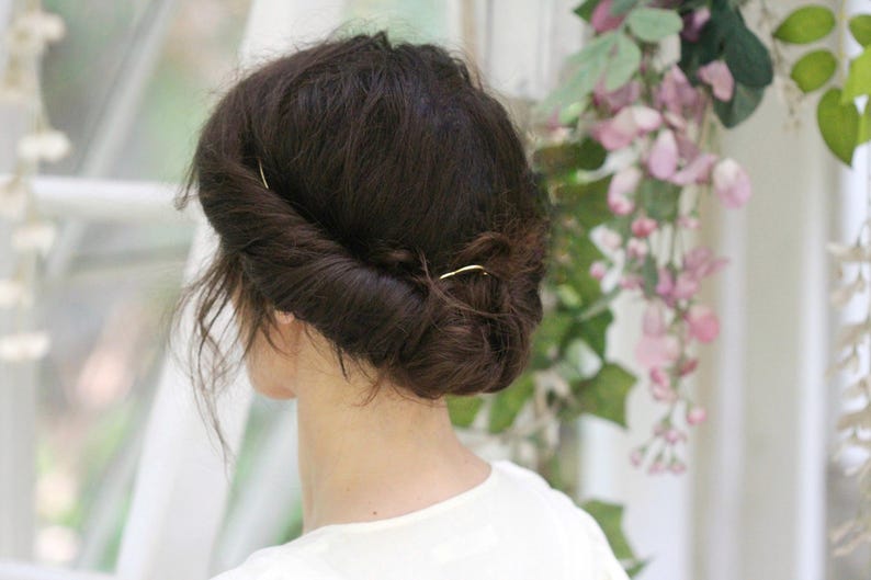 Better Together Set gewone godin kroon basis haarspeld Griekse krans Griekse opgestoken kroon bruids hoofddeksel bruiloft haaraccessoires afbeelding 2