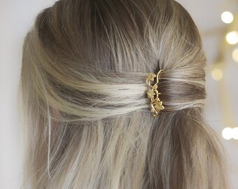 bijou V velvet hair pin - theVirgins