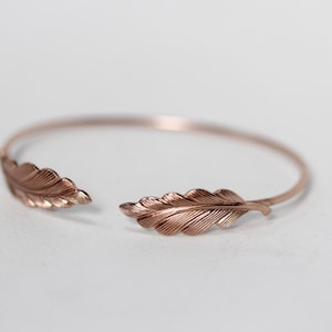 Preorder* Devon Leaves Bracelet, Gold Leaves, Bridal Cuff, Wedding Bracelet, Adjustable Delicate Gold Bracelet, Dainty Leaf, Leaf Bangle