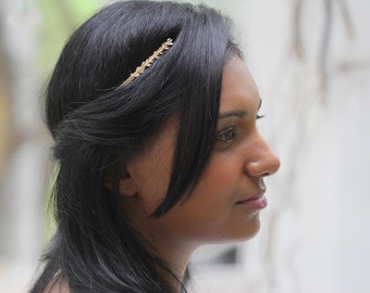 Twig Branch Goddess Headband Greek Goddess Headpiece, Bridal Hair Accessories, Wedding Tiara, Boho Chic, Roman Crown, Ancient Leaf Headband