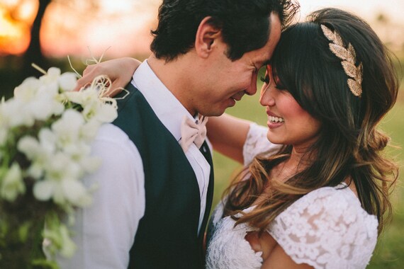 Corona Dea Greca Foglia Alloro - Set 4 Pezzi Accessori Capelli Oro - Foto 5