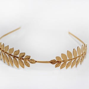 Made to Order * Athena Double Leaves Headband, Goddess Laurel Wreath, Greek Crown, Bridal Headpiece, Bridesmaid Tiara Bridal Hair