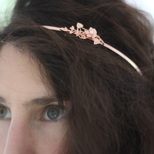 Fairy Magic Headband Grecian Leaf Boho Bride Headband Bridal Hair Accessories Wedding Tiara Greek Goddess Wreath Gold Leaves Hairpiece
