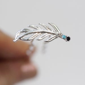 Preorder * Twig Crystal Turquoise Leaf Hair Stick Leaf Hair Prong, Bun Stick Updo Pin, Bohemian Hand Made Bridal Hair Pin, Boho Chic Jewelry