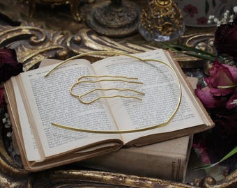 Better Together Set Plain Everyday Goddess Crown Base Hair Pin Grecian Wreath Greek Updo Crown Bridal Headpiece Wedding Hair Accessories