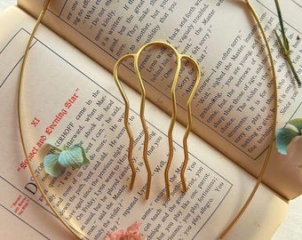 Better Together Set Plain Everyday Goddess Crown Base Hair Pin Grecian Wreath Greek Updo Crown Bridal Headpiece Wedding Hair Accessories