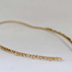 Dainty Twig Branches Goddess Crown Laurel Wreath Headband Bridal Hair Accessories Grecian Crown Gold Leaf Wreath Laurel Wreath Roman Halo
