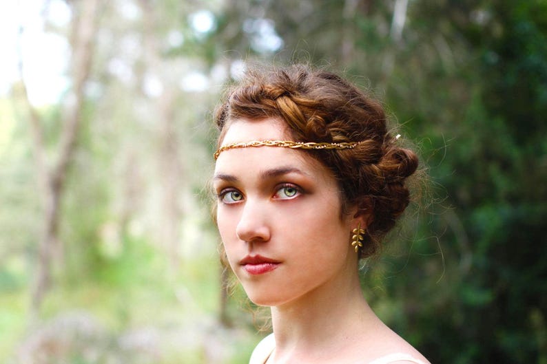 Chaîne de cheveux tressée en cristal Avigail Adam