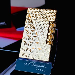 St Dupont ライター 金メッキ クリスタル ヴィンテージ ガス 1:1 レプリカ 高品質 男性ギフト