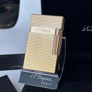 St Dupont Rose Gold Ligne 2 Paris High quality 1:1 Replica Box and Documents Luxury Gift