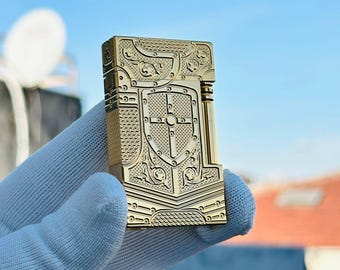 Encendedor St. Dupont dorado para hombre, regalo de alta calidad, edición limitada 1:1