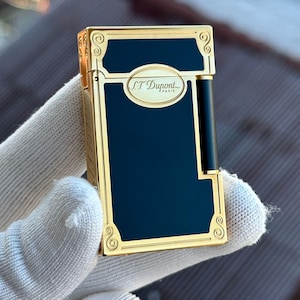 St Dupont Lighter Black And Gold Man Gift High Quality 1:1 Limited