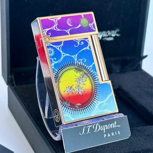 St Dupont Ligne 2 The Row ジョイントモデル-Sun ナチュラルラッカーライター 1:1 高品質レプリカ