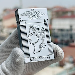 St Dupont Lighter Silver Napellon Man Gift High Quality 1:1 Limited