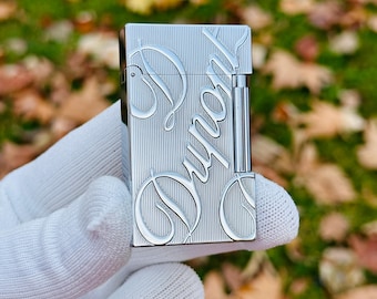 Encendedor St. Dupont de plata para hombre, regalo limitado, alta calidad 1:1