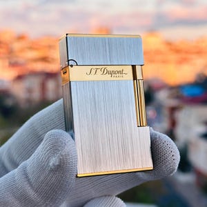 St Dupont Feuerzeug Gold und Silber Ligne II Man Geschenk Qualität 1: 1
