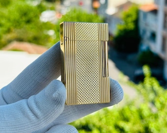 Encendedor St. Dupont dorado para hombre, regalo de alta calidad, edición limitada 1:1