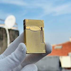 St Dupont Lighter Gold For Man Gift High Quality 1:1 Limited
