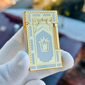 St Dupont Lighter Gold And White High Quality 1:1 Man Gift Llimited