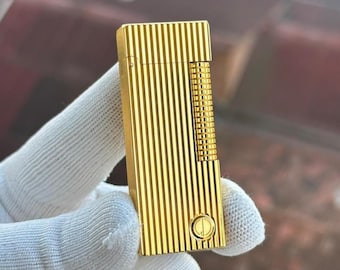 Dunhill Lighter Gold Plated Classical Rollagas Limited Collection Man Gift 1:1 High quality
