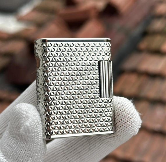 Soubreny Dupont Lighter Silver Ligne I Quality 1:1 Man Gift Cigar Collection