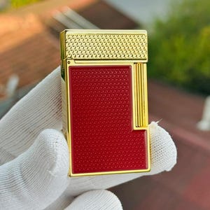 St Dupont ライター 金メッキ 11863 Ligne 2 1:1 高品質レプリカ 男性への誕生日プレゼント コレクションボックスと書類付き
